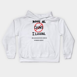 Ban all guns Kids Hoodie